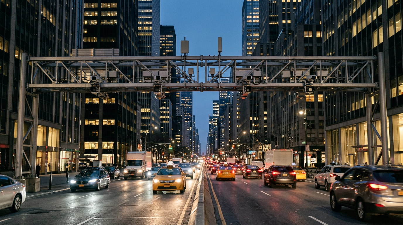 Pedágio urbano de Nova York reduz tráfego em 11% e desafia ceticismo