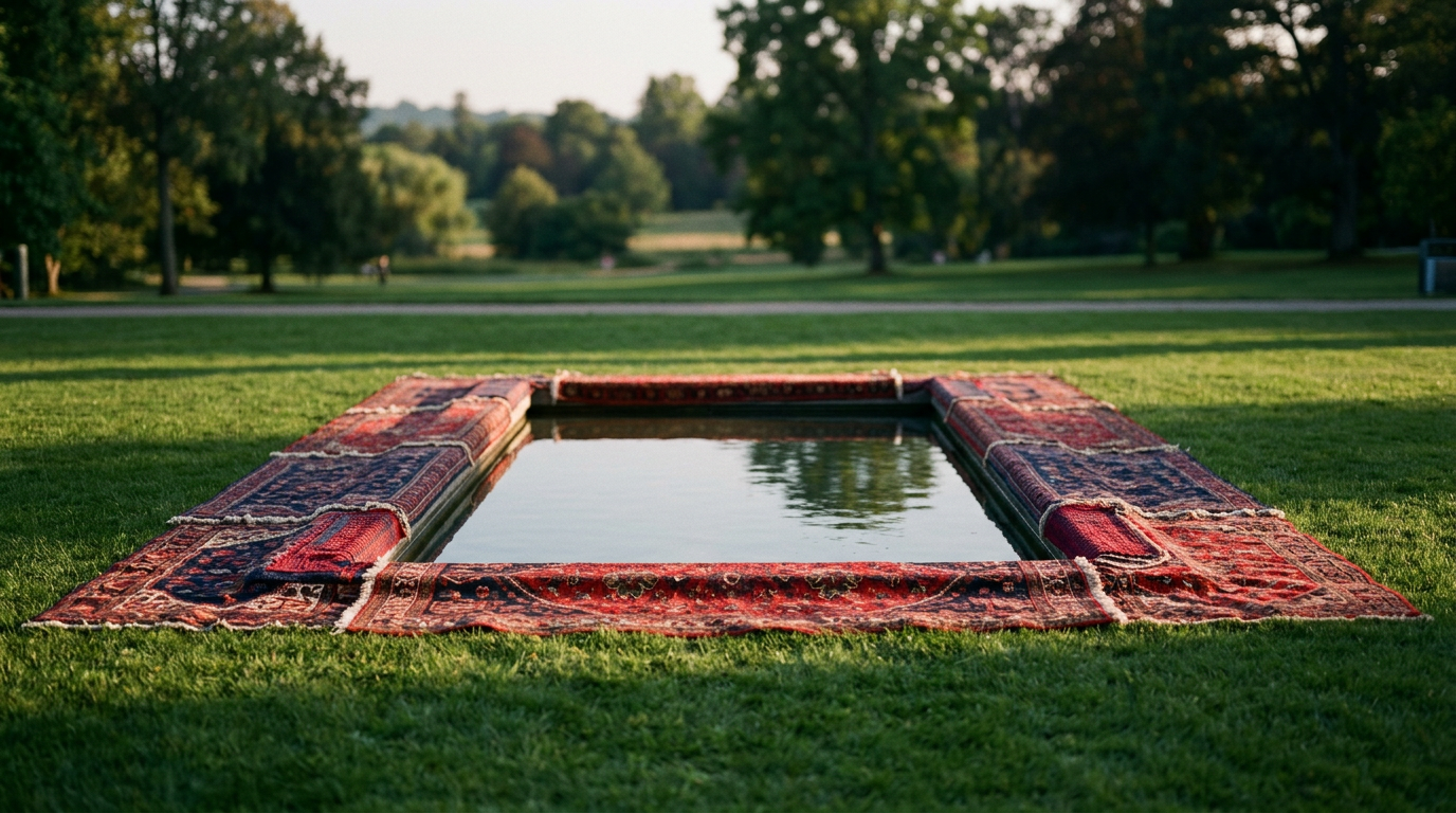 Bahar Behbahani transforma Governors Island em jardim persa comunitário
