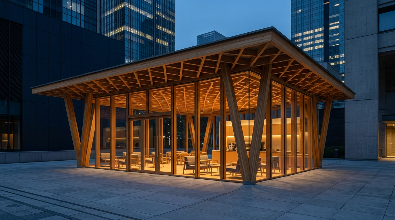 Cafeterias e quiosques redefinem a arquitetura de permanência no varejo asiático