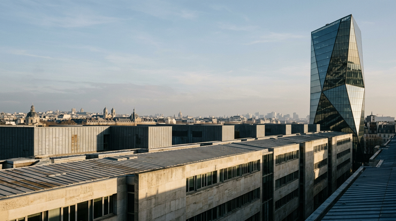 Tour Triangle atinge 180 metros e redefine o horizonte de Paris