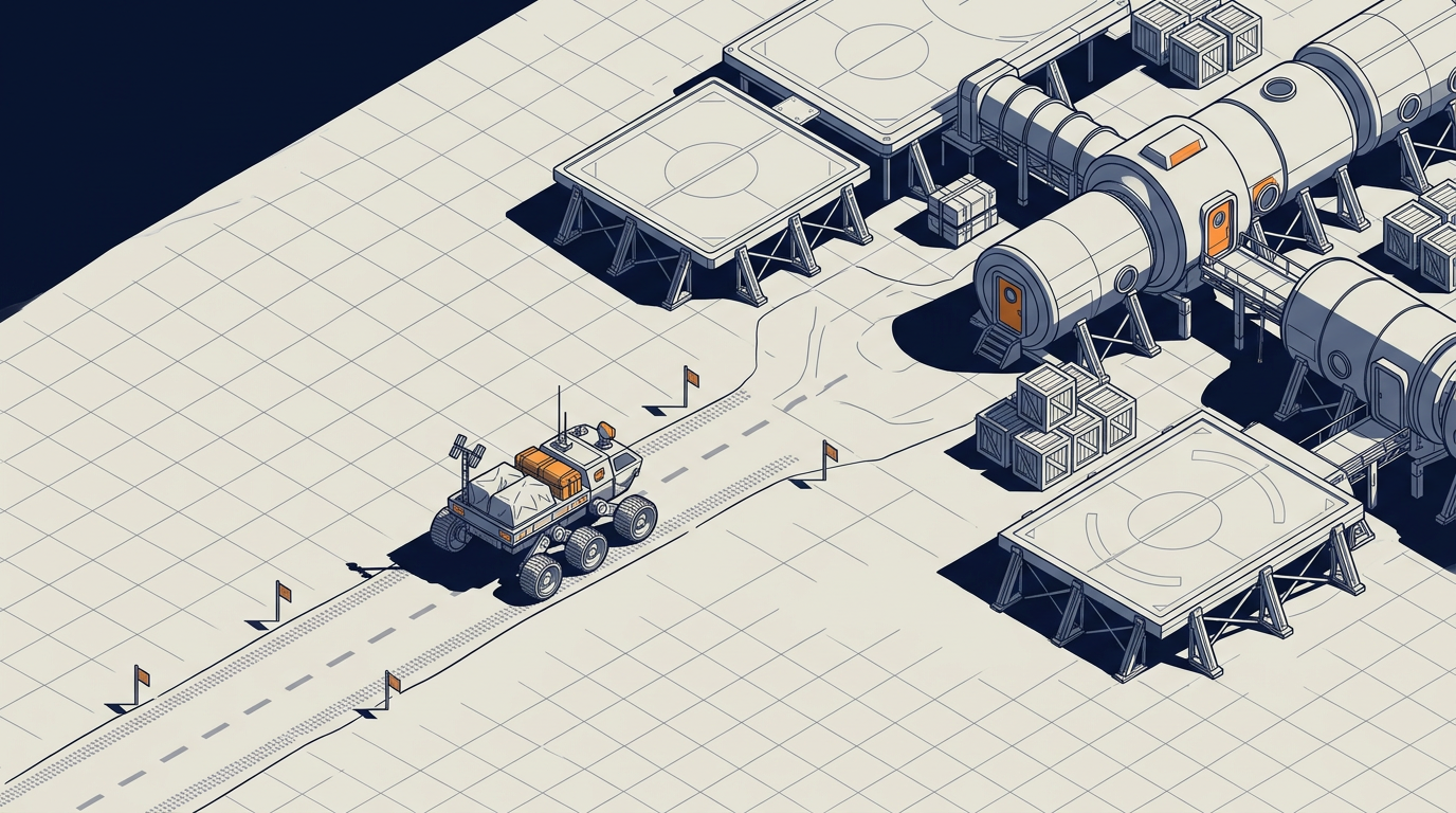 Lunar Outpost capta US$ 30 milhões — a nova corrida pela logística na Lua