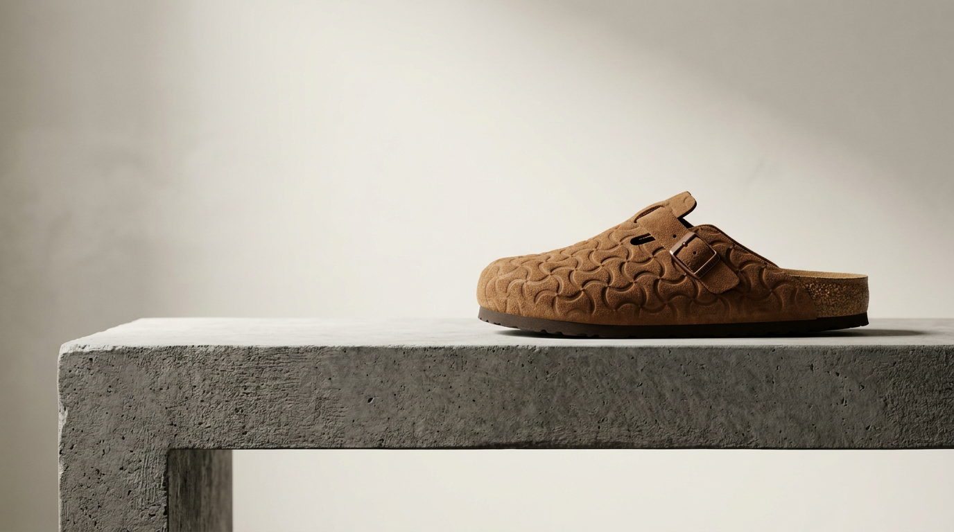 Birkenstock celebra 50 anos do modelo Boston com releitura estética — e o solado vira protagonista