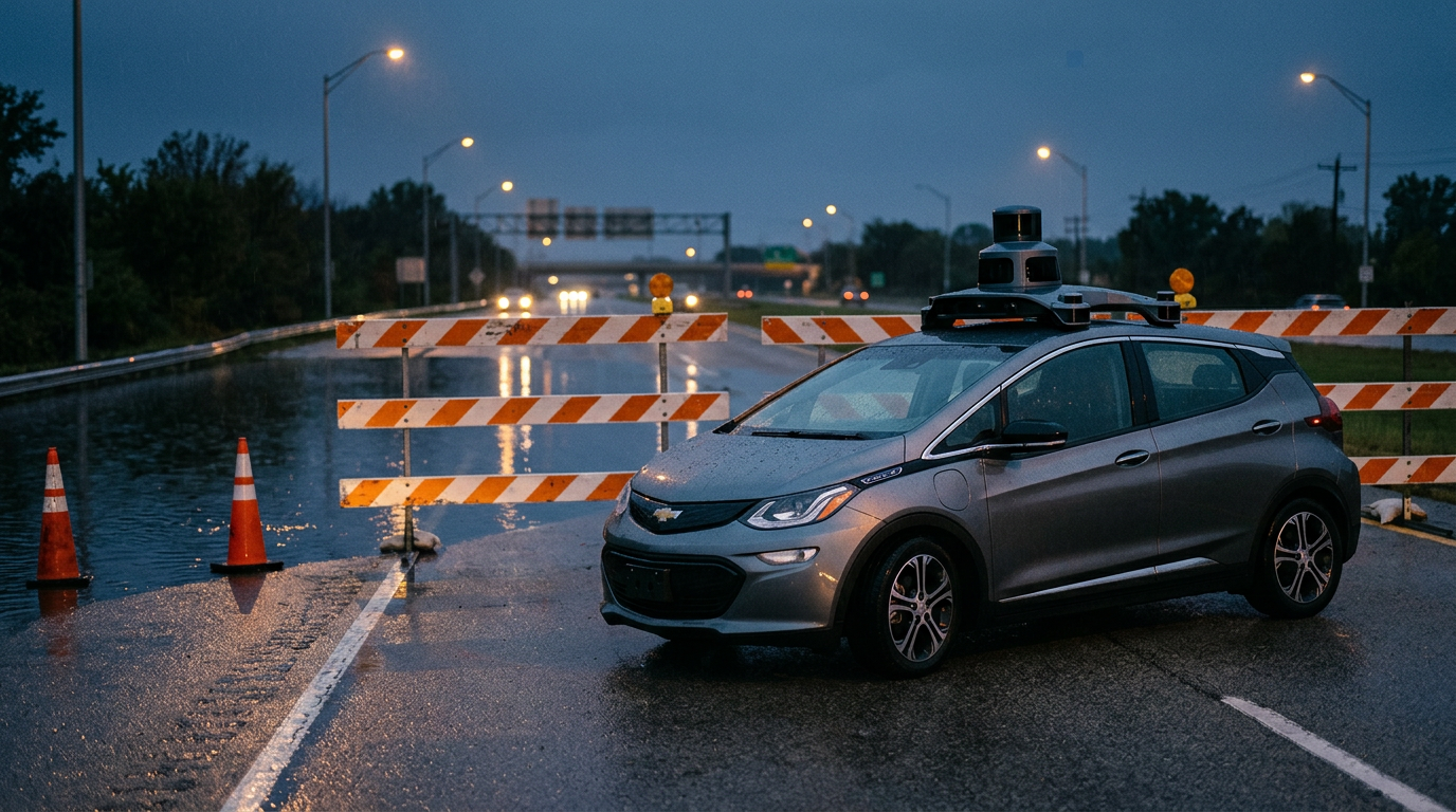 Waymo suspende viagens em rodovias após falhas críticas em zonas de obras e alagamentos