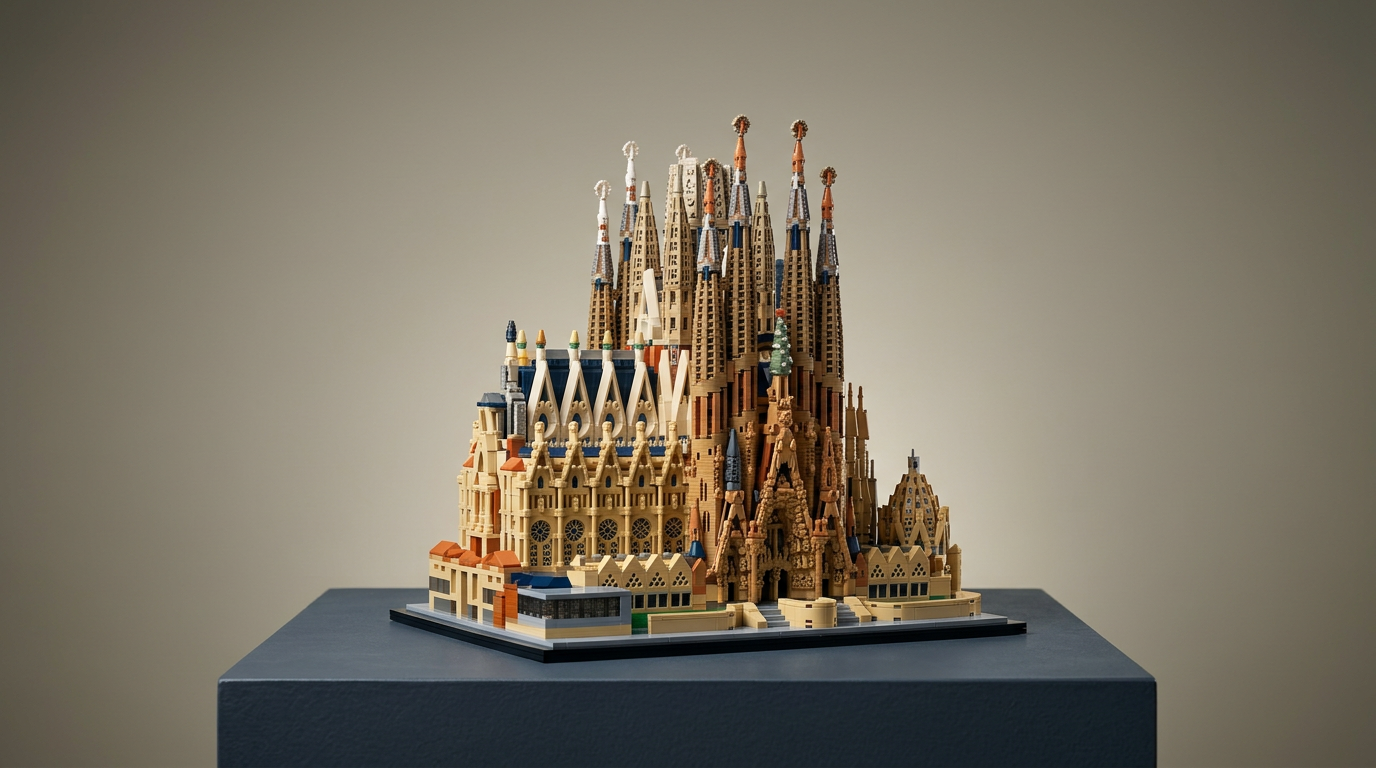 Lego lança Sagrada Família — a escala do design como ferramenta de engajamento cultural