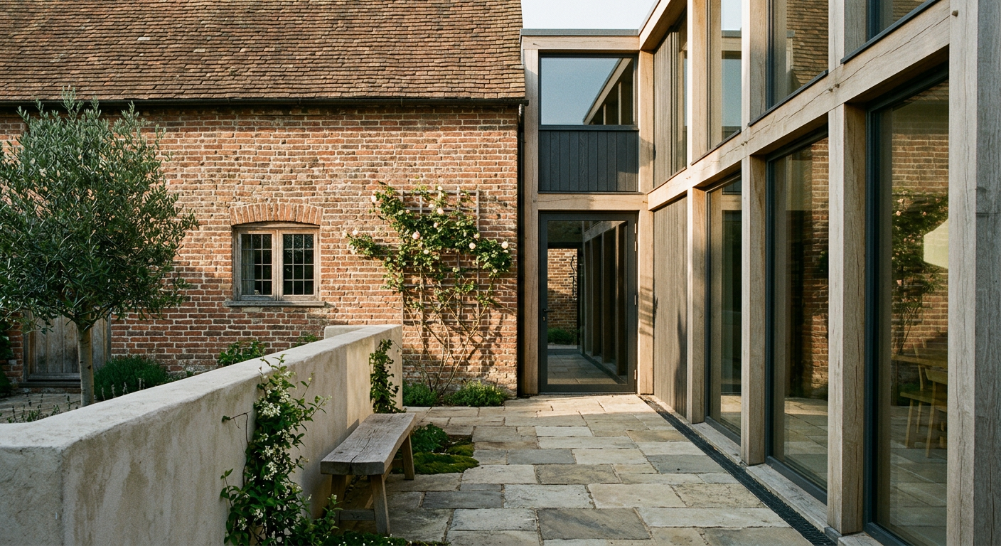 A renovação de Neil Dusheiko em Cambridgeshire: o diálogo entre o histórico e o funcional