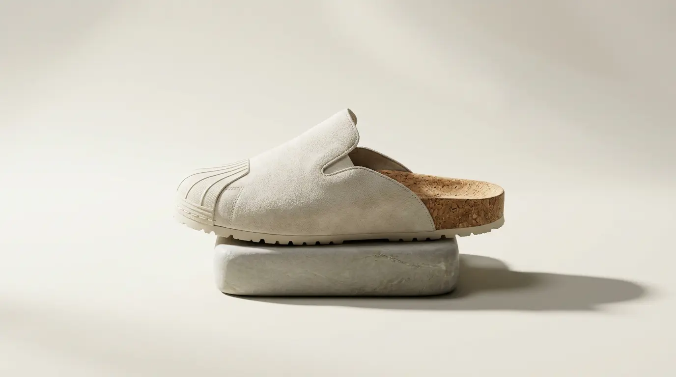 Adidas funde o clássico Superstar ao conforto do mule — e a moda agradece