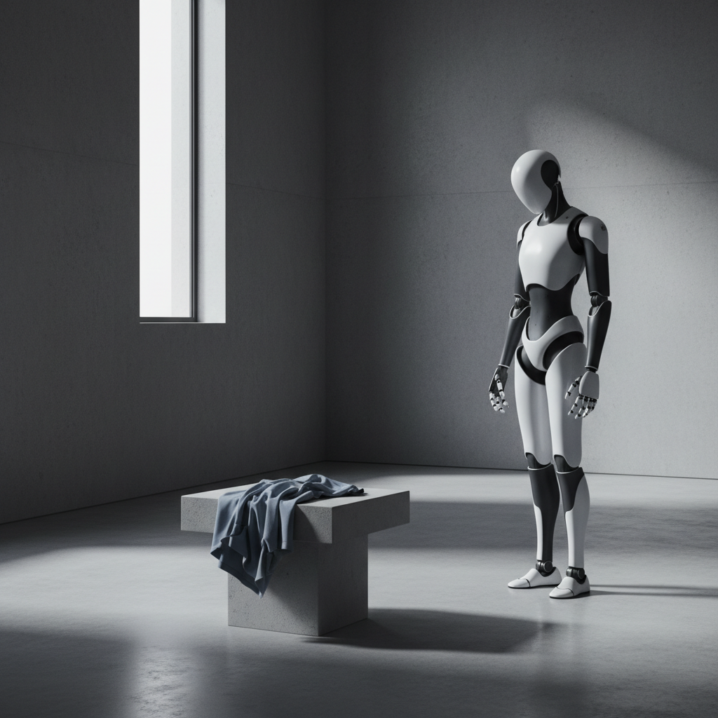 Robôs super-humanos que não sabem dobrar roupa