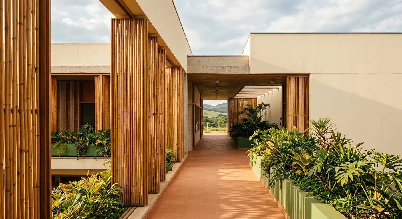 Gayatrilokesh Architects transforma casa subutilizada em escola infantil na Índia