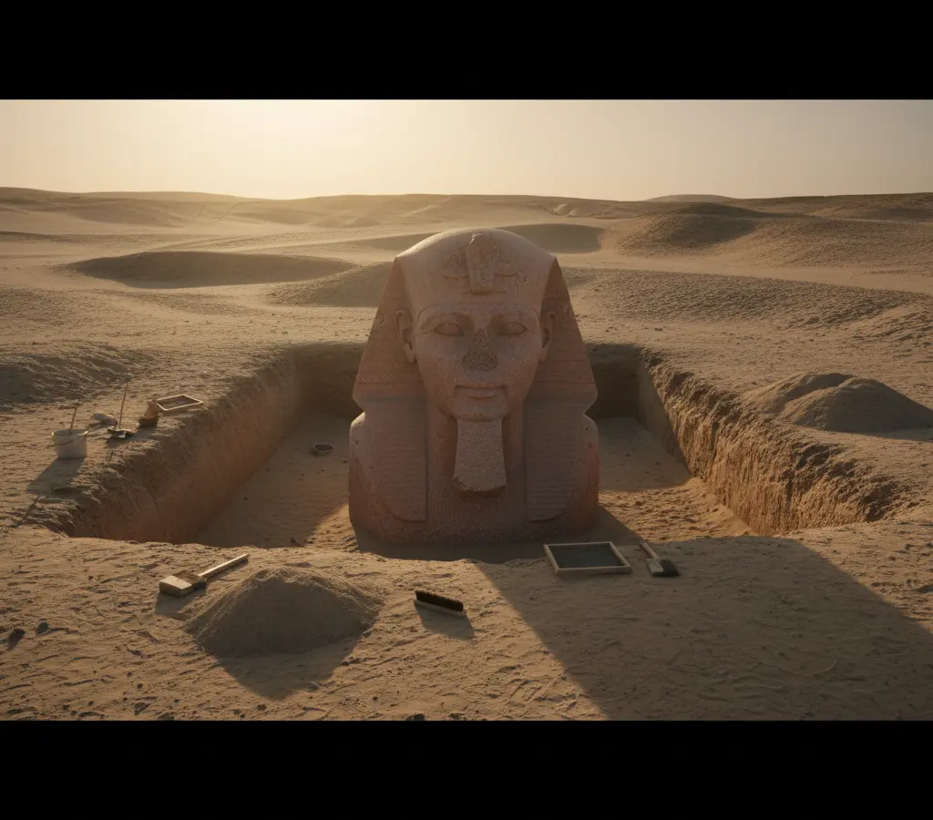 Agricultor descobre estátua de Ramsés II com 3 mil anos no Egito