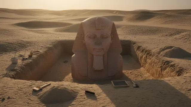 Agricultor descobre estátua de Ramsés II com 3 mil anos no Egito