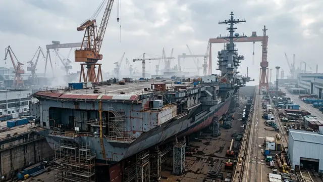 China acelera construção de superporta-aviões nuclear para rivalizar com frota dos EUA