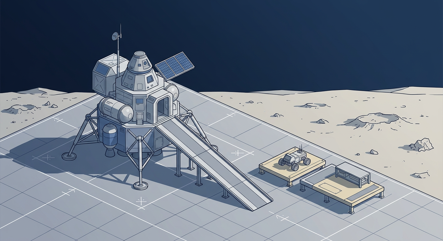 NASA inicia testes com protótipo da Blue Origin para missão lunar tripulada