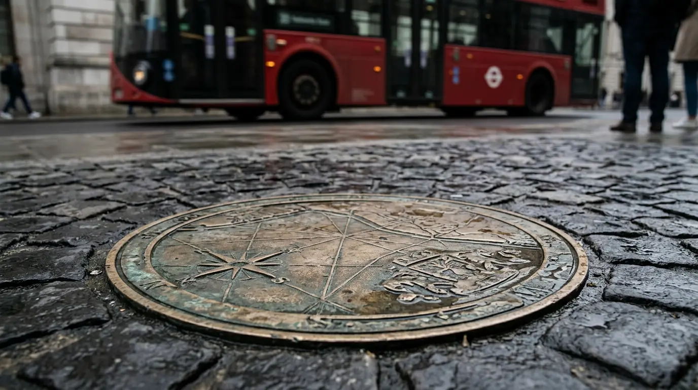 Charing Cross define o ponto zero das distâncias britânicas — e a memória de um rei