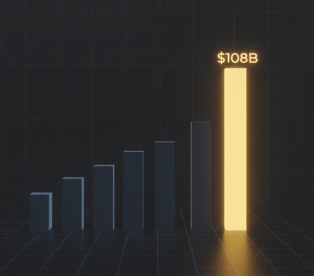 Nvidia projeta receita trimestral de US$ 108 bi e se aproxima do topo do setor de tecnologia