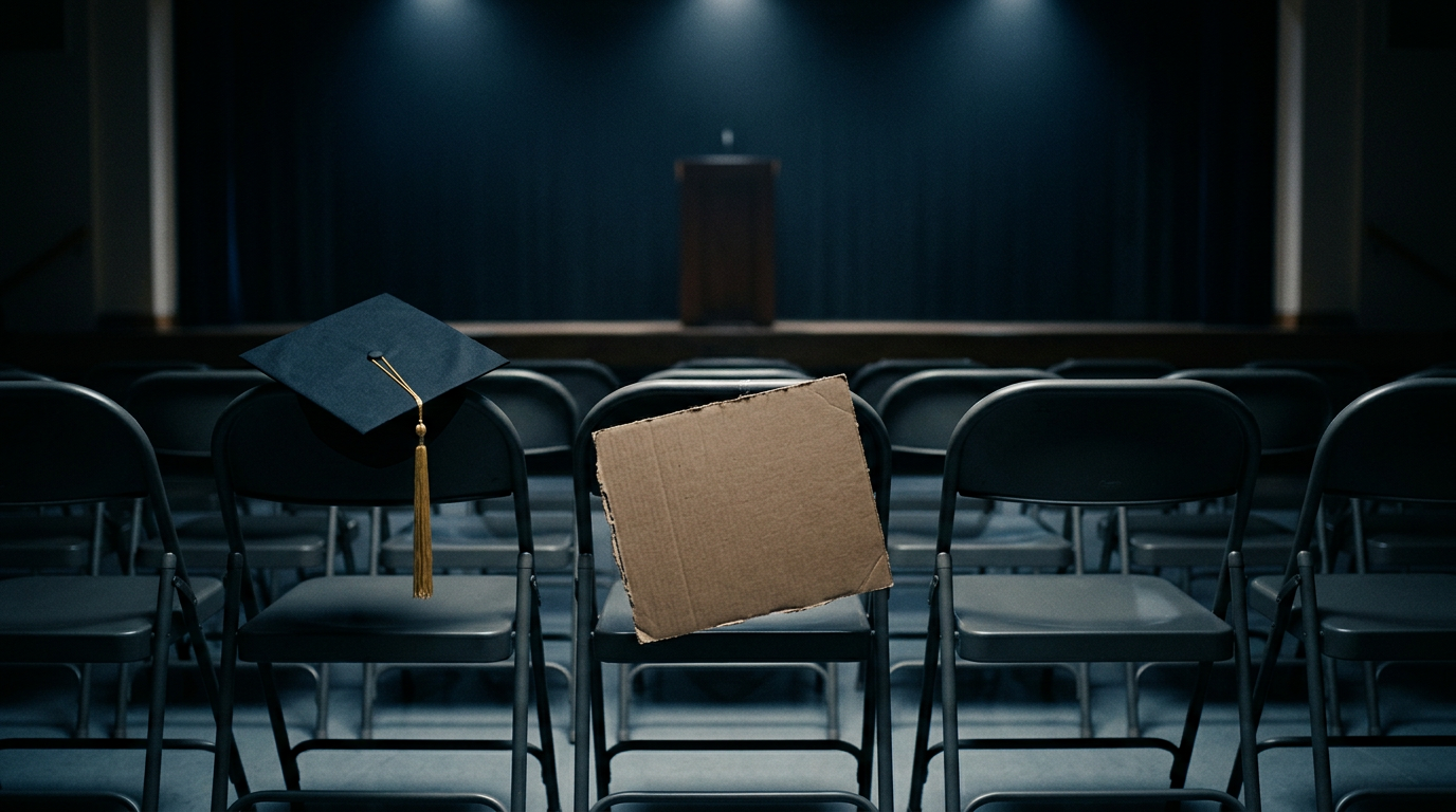 Protestos marcam formatura da CalArts — alunos exigem fim de cortes