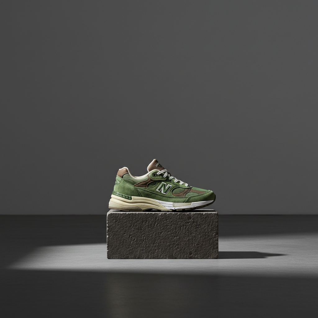 New Balance 992 'Medusa Green' une mitologia e estilo 'dad shoe'