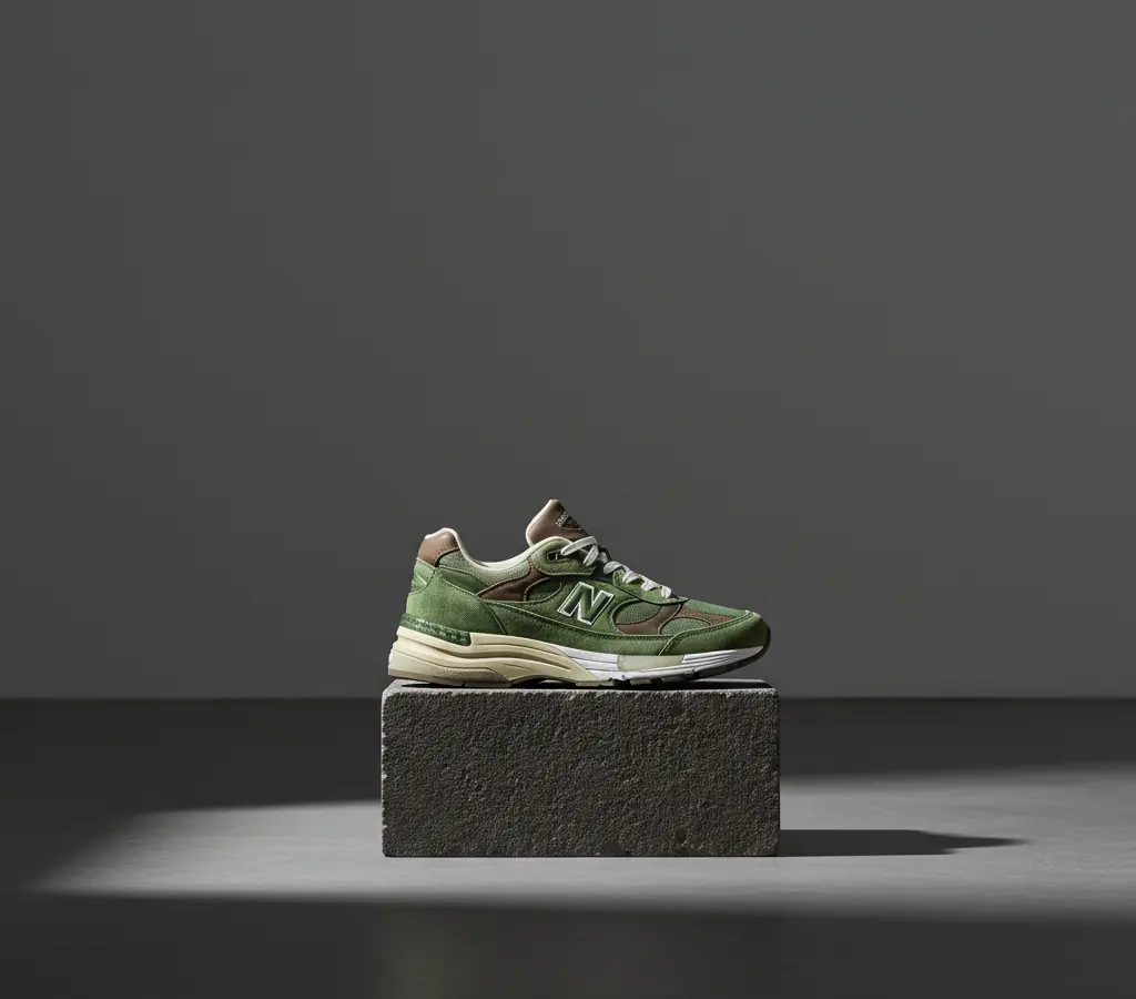 New Balance 992 'Medusa Green' une mitologia e estilo 'dad shoe'