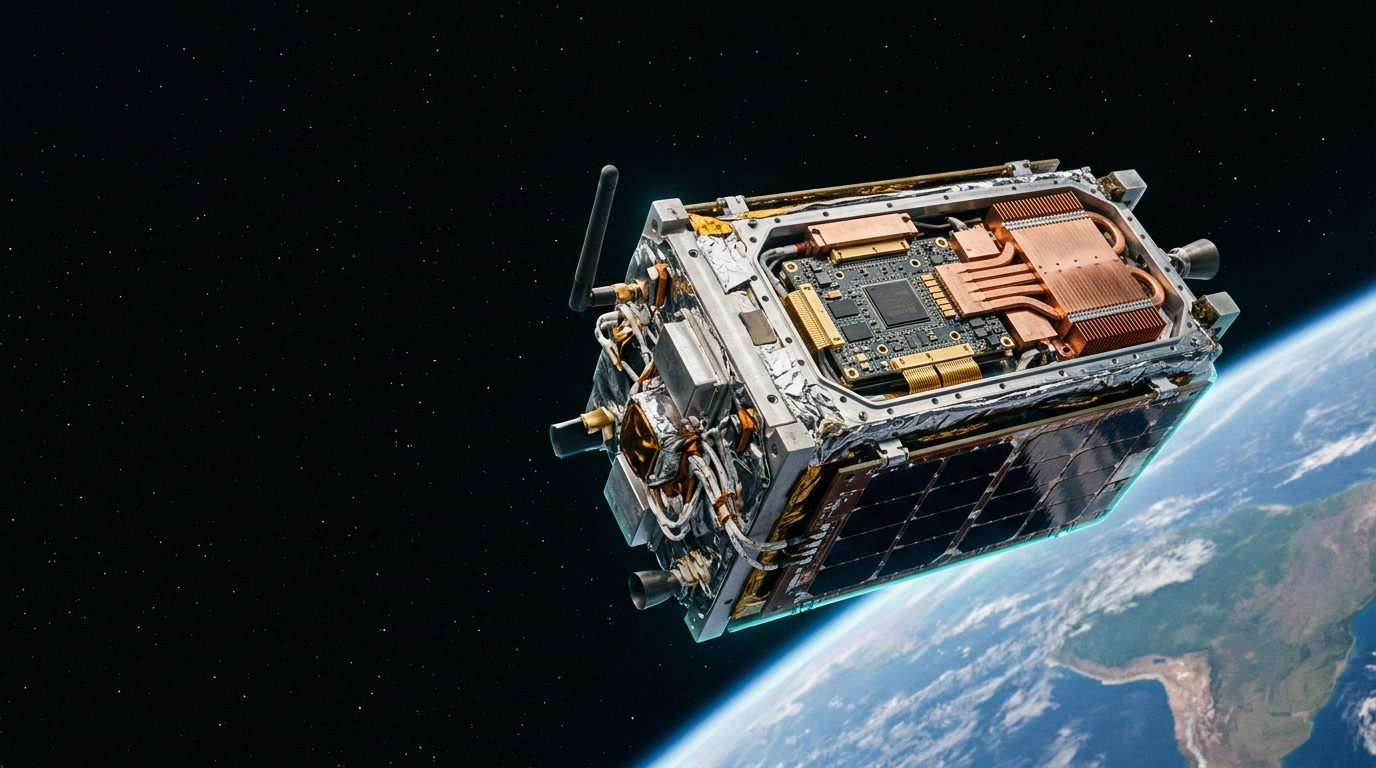 A aposta da Starcloud: satélite com chip NVIDIA H100 entra em órbita via SpaceX