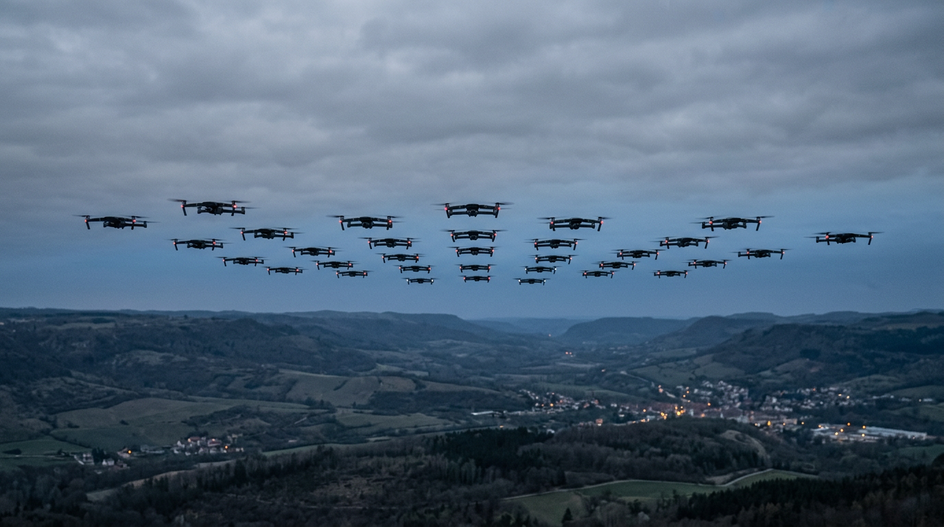 China desenvolve algoritmo de IA que torna enxames de drones mais letais