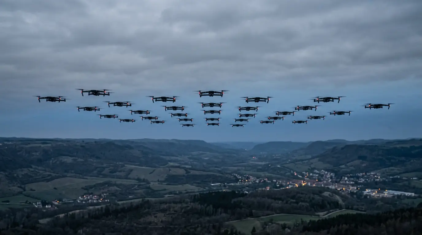 China desenvolve algoritmo de IA que torna enxames de drones mais letais
