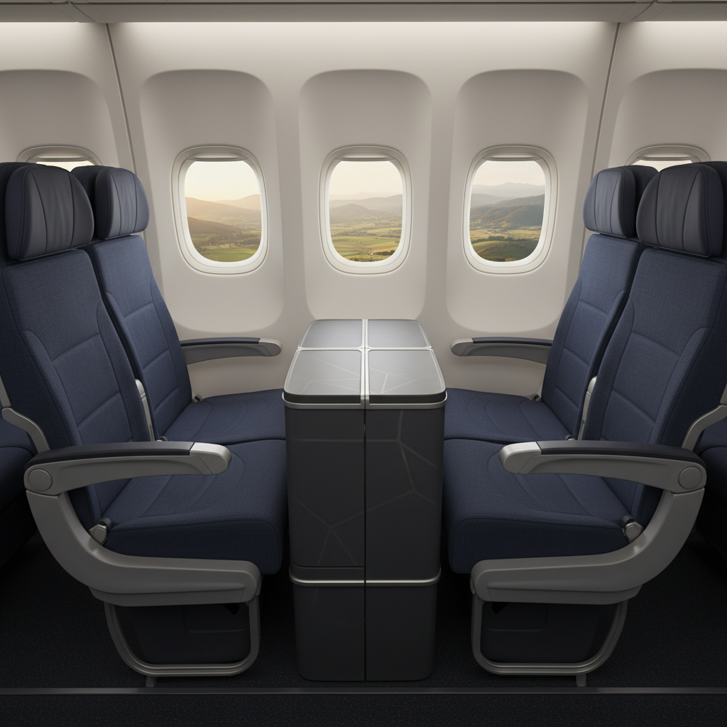 United e o fim do assento do meio: um truque de marketing
