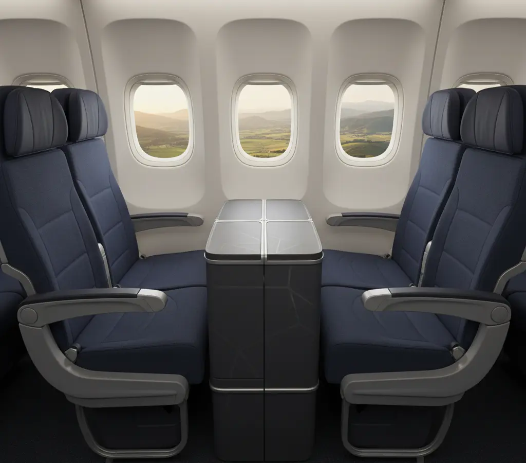 United e o fim do assento do meio: um truque de marketing