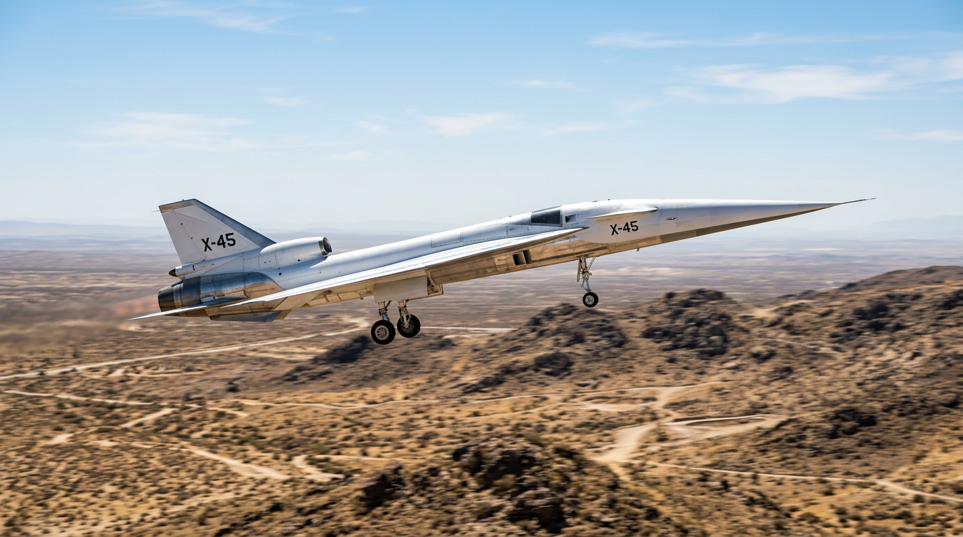 NASA expande testes do X-59 para voos de baixa altitude e velocidade