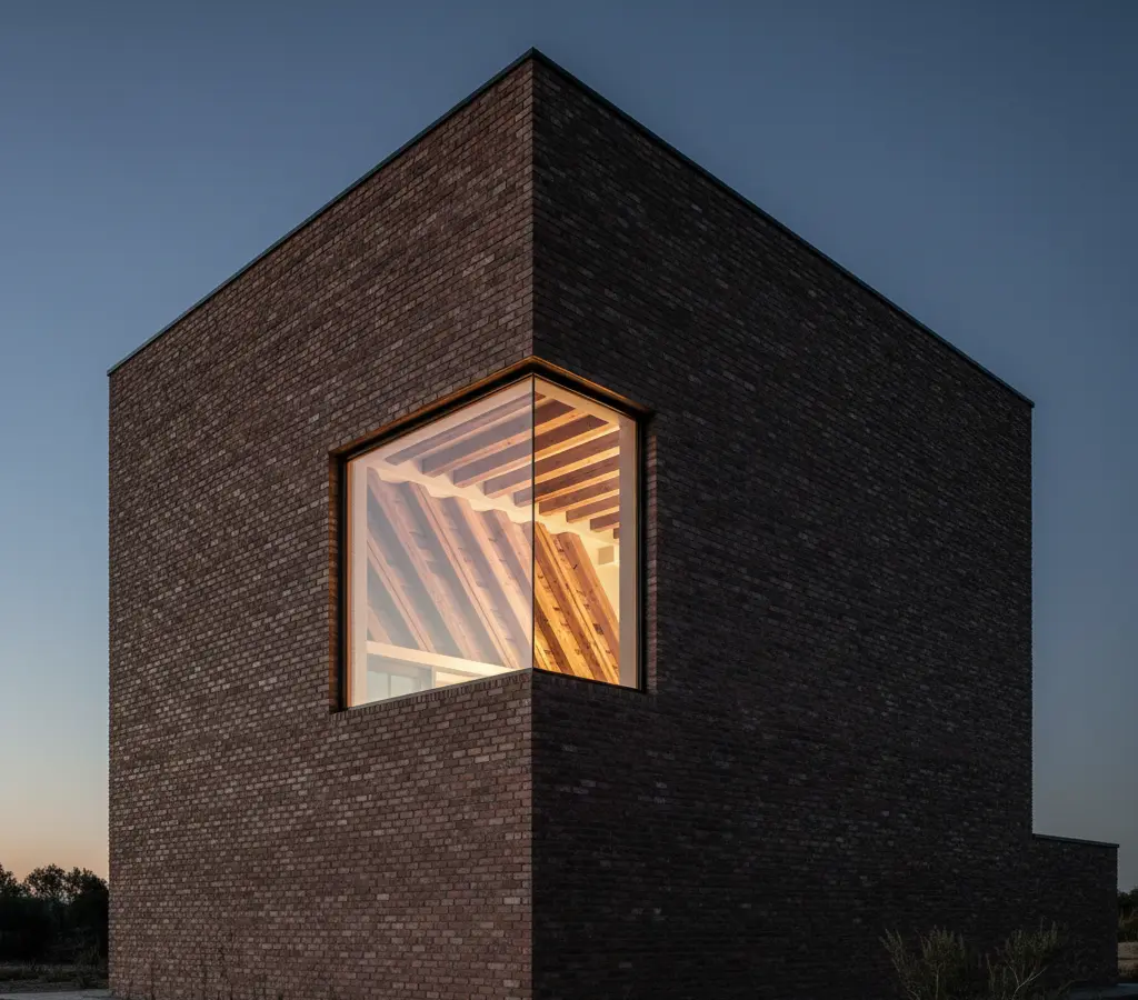 A casa que se disfarça de fábrica: uma lição belga de arquitetura