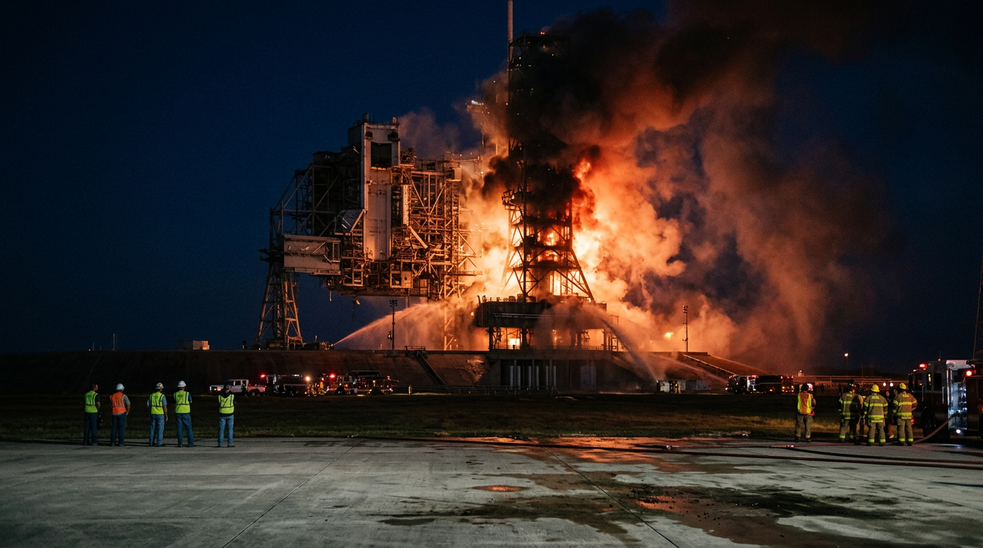 New Glenn explode em teste — Blue Origin enfrenta novo revés no cronograma espacial
