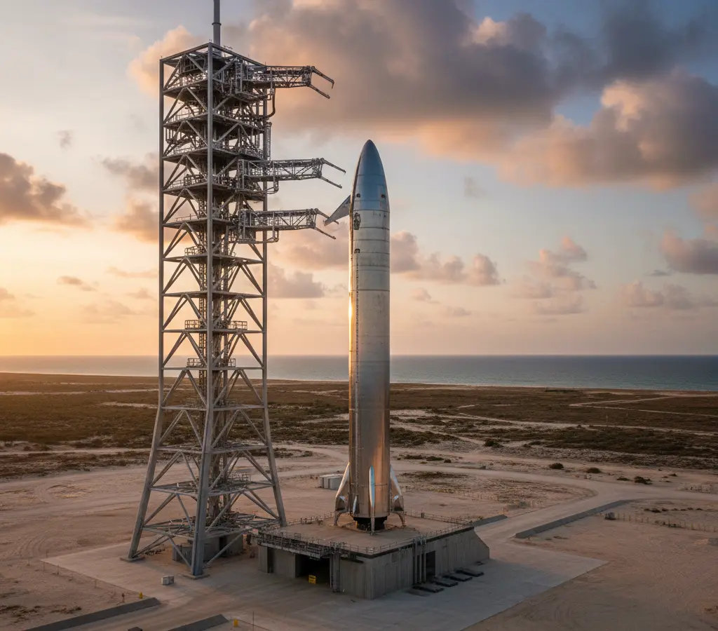 SpaceX avança com Starship: voos 15 e 16 testam recuperação e nova base de lançamento