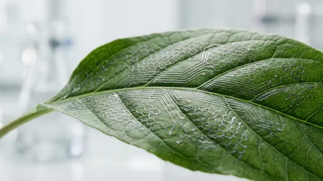Pesquisadores criam tatuagem de grafeno para monitorar hidratação de plantas