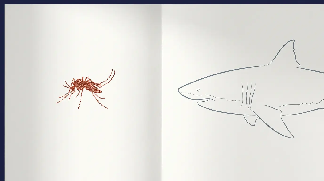 Mosquitos lideram ranking de mortalidade humana — e predadores ficam longe do topo