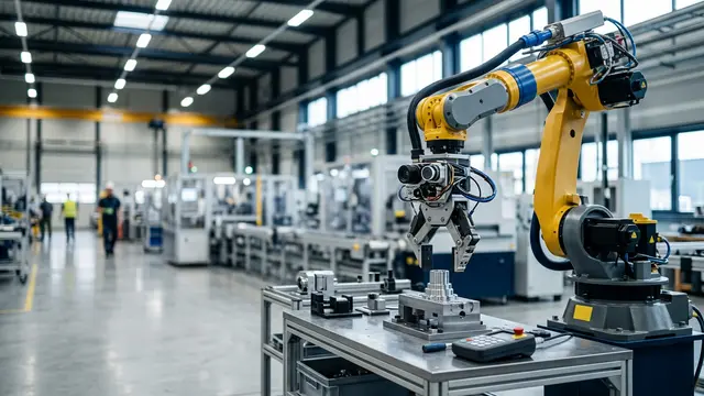 FANUC escala IA física em robôs industriais com apoio do Google