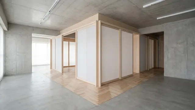 Kuma&Elsa resgata o conceito tradicional de engawa em apartamentos de Fukuoka