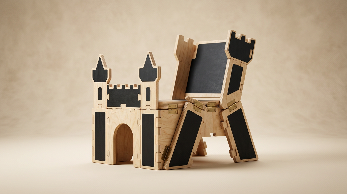 Cadeira Casul redefine mobiliário infantil com design modular e funcional