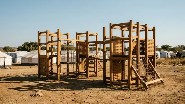 Playrise transforma o design humanitário em espaços de infância