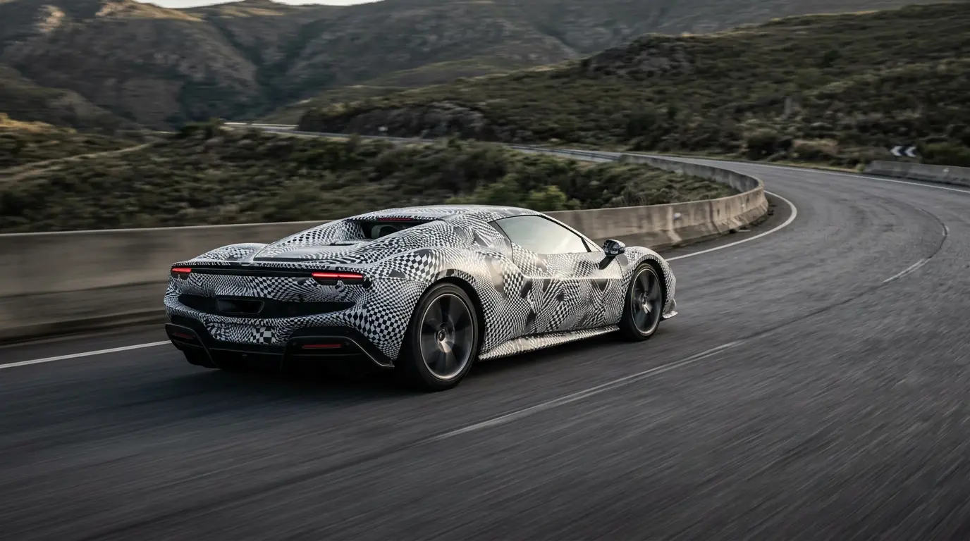 Ferrari prepara estreia do primeiro elétrico; protótipo ‘Luce’ é flagrado em testes