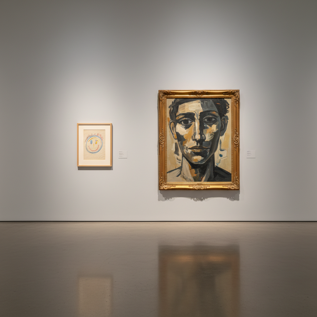 O que um rosto revela: do rabisco infantil à arte do Met