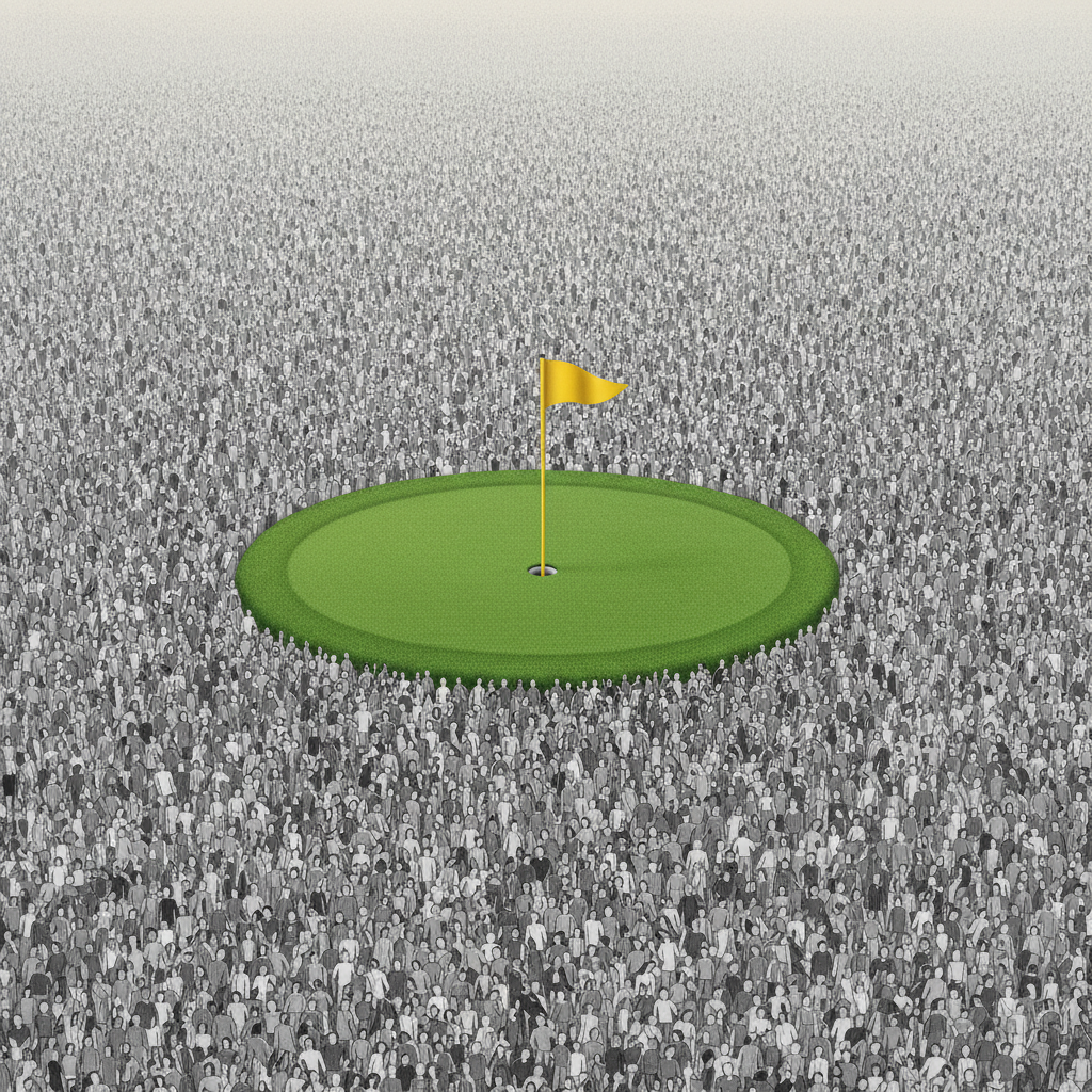 Mais golfistas que australianos? A pergunta errada