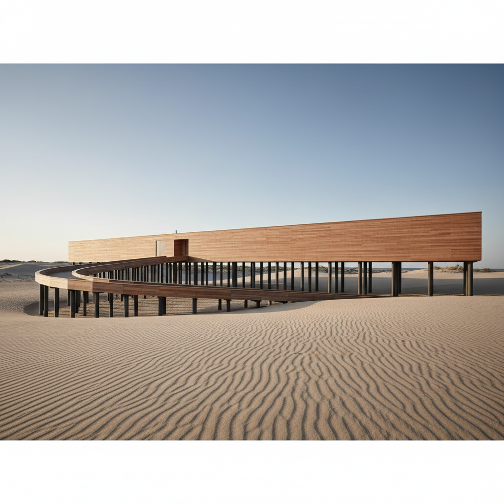 Coughlin Scheel ergue casa 3 metros acima do solo em Fire Island