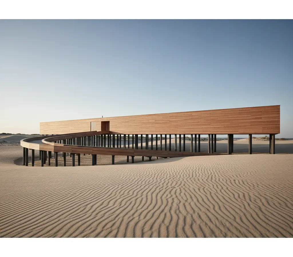 Coughlin Scheel ergue casa 3 metros acima do solo em Fire Island
