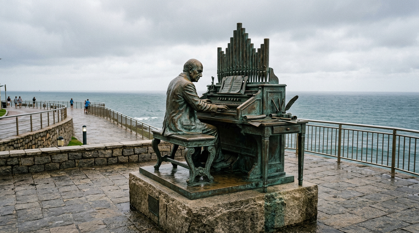Terry Jones ganha estátua em Colwyn Bay — o tributo definitivo ao humor anárquico