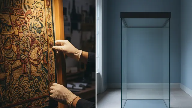 Bayeux chega a Londres, mas a arte local pede socorro