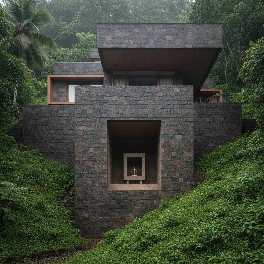 O templo sob a casa: na Índia, a arquitetura vira meditação