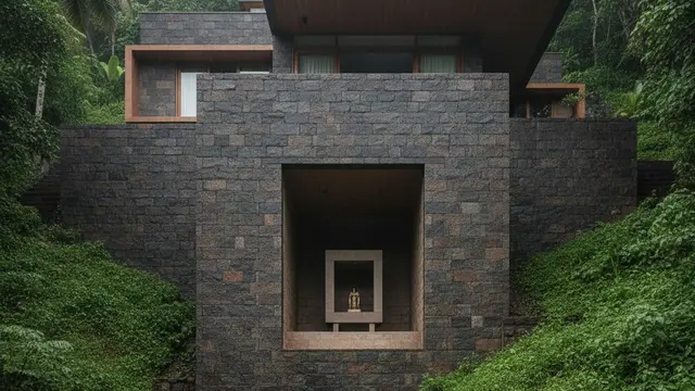 O templo sob a casa: na Índia, a arquitetura vira meditação