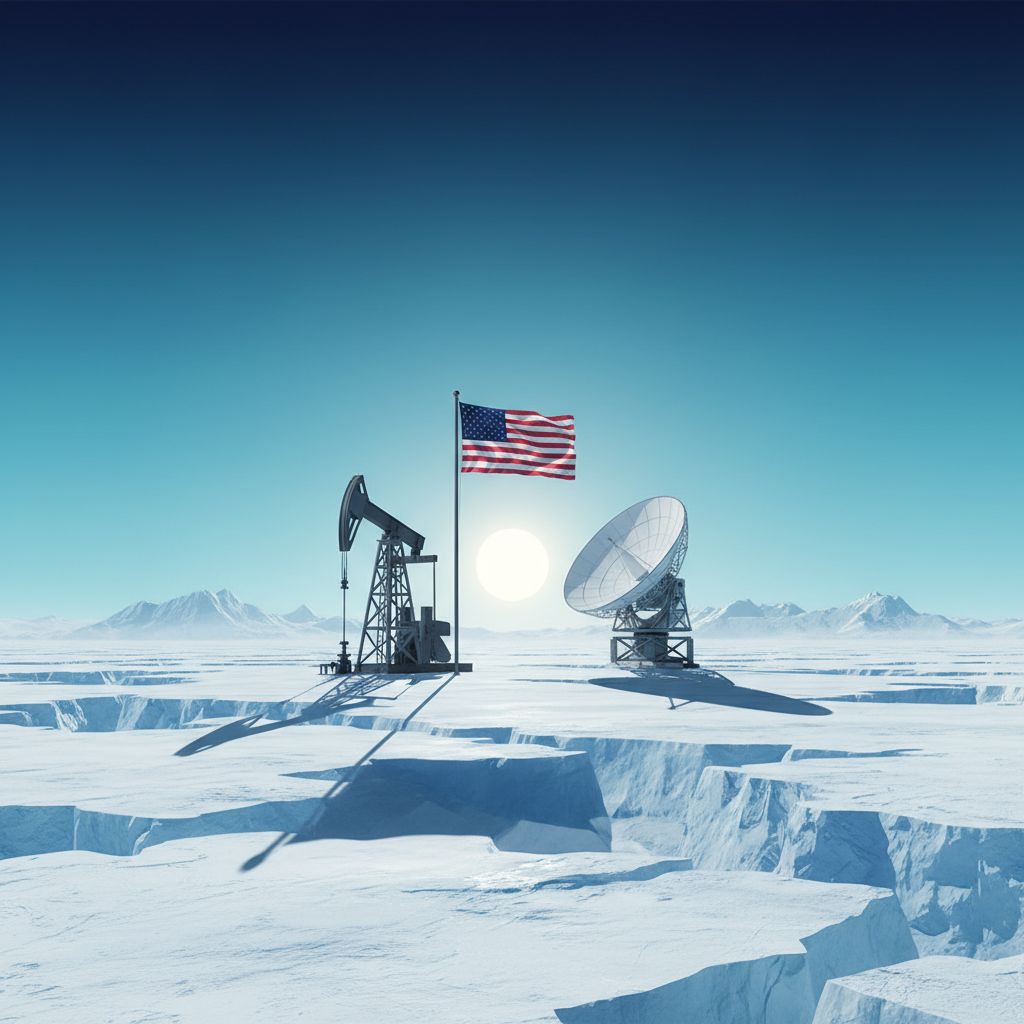 Trump vê Groenlândia como fonte de petróleo e escudo militar