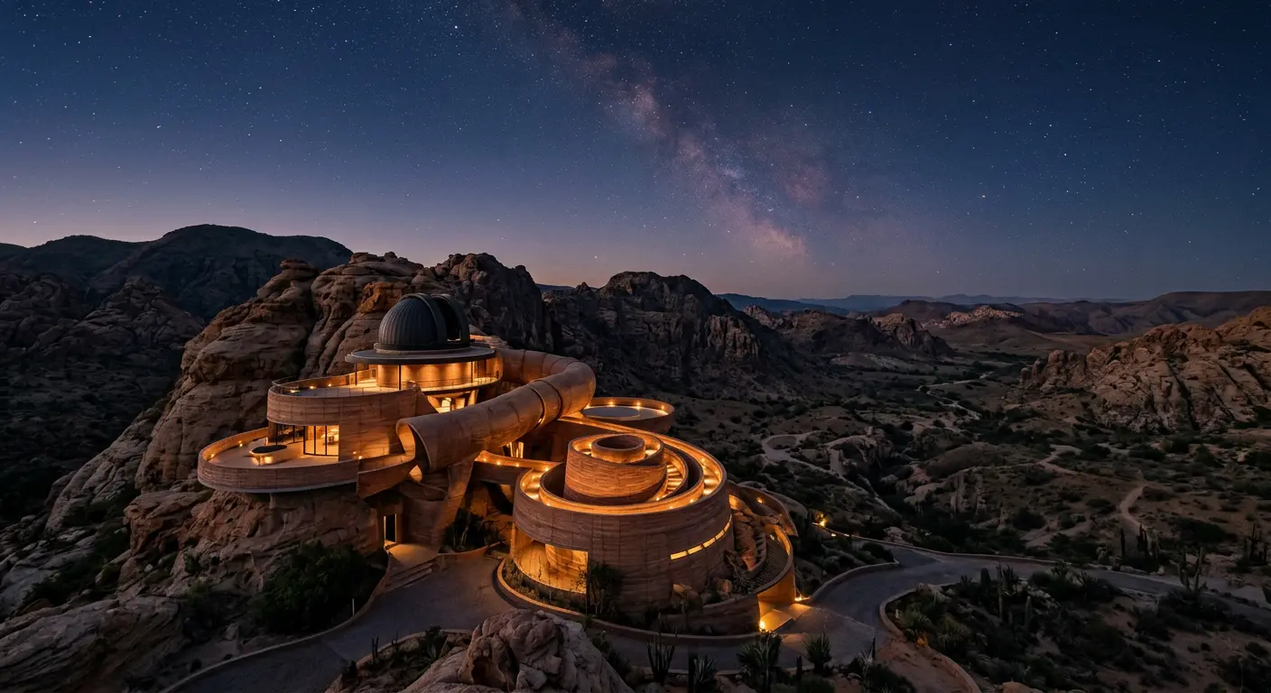 Heatherwick Studio desenha observatório que funde deserto e cosmos em AlUla