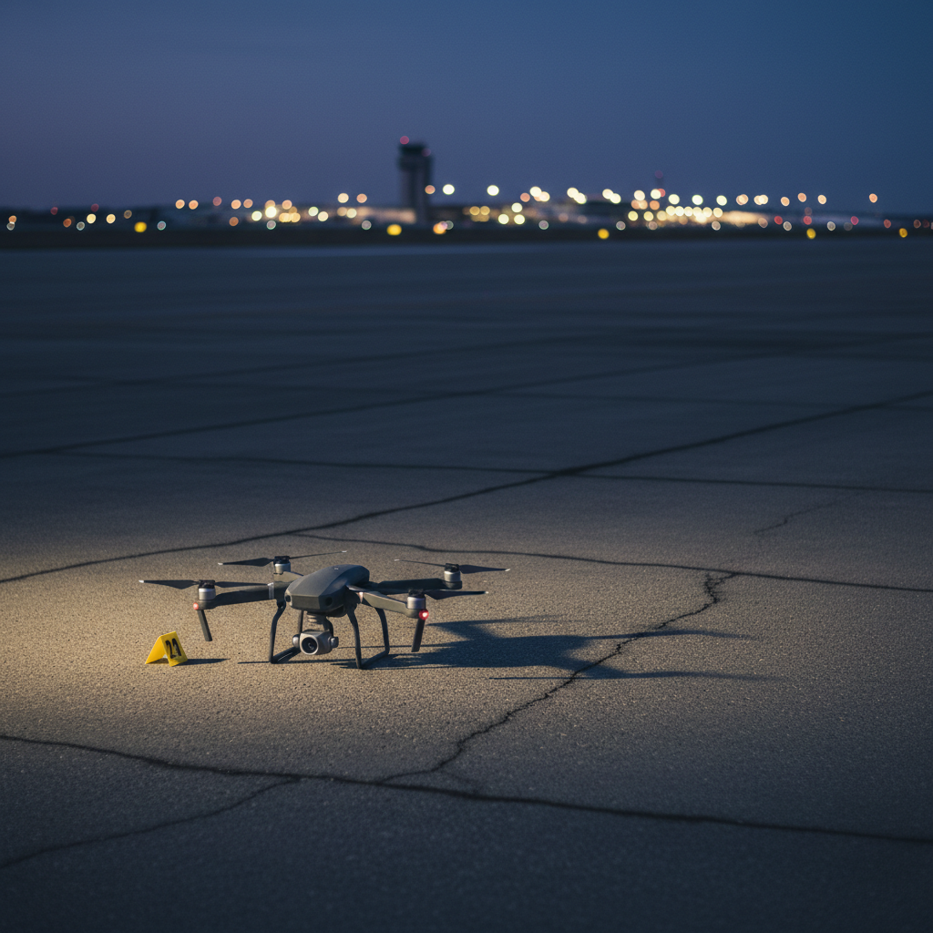 Drone explosivo em aeroporto alemão acende alerta de 'ameaça híbrida'