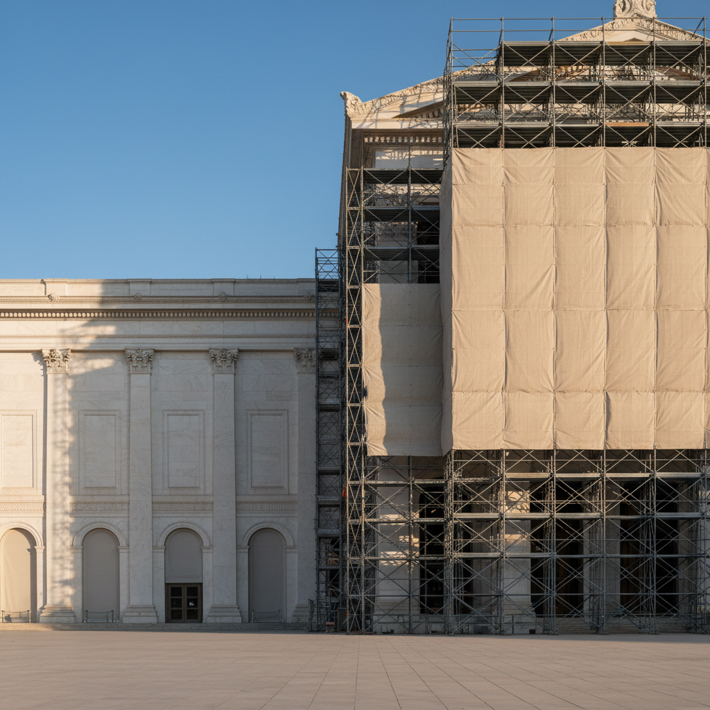 A briga pelo mármore: o nome de Trump assombra o Kennedy Center