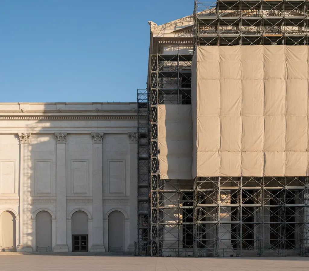 A briga pelo mármore: o nome de Trump assombra o Kennedy Center